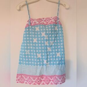 Roxy Blue and Pink Sleeveless Top